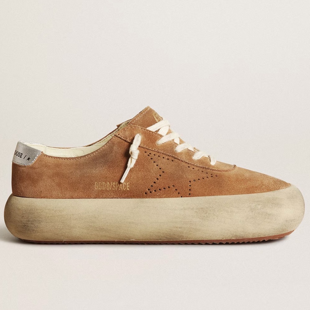 Golden Goose Brown Suede Men's Sneakers